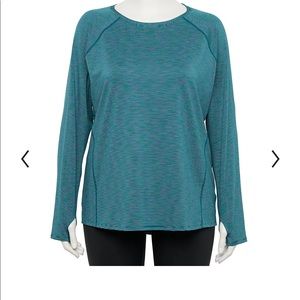 Plus Size Tek Gear® Performance Core Long Sleeve Tee